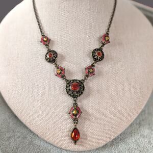 Vintage 90s Nina Ricci x Avon Y-Necklace